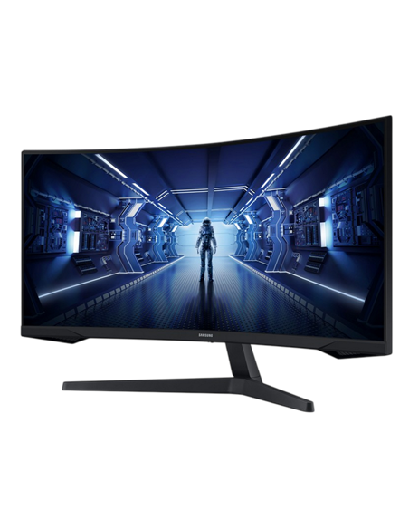 34" Игровой монитор Samsung C34G55TW, VA 3440x1440 WQHD, Чёрный