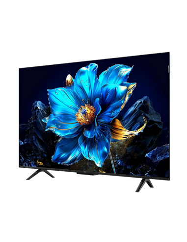 43" QLED SMART TV TCL 43T69C, 3840x2160 4K UHD, Google TV, Negru