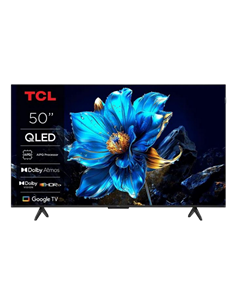 50" QLED SMART Телевизор TCL 50T69C, 3840x2160 4K UHD, Google TV, Черный