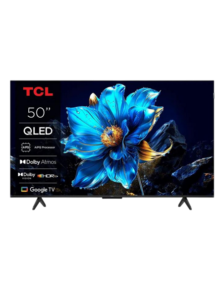 50" QLED SMART TV TCL 50T69C, 3840x2160 4K UHD, Google TV, Negru