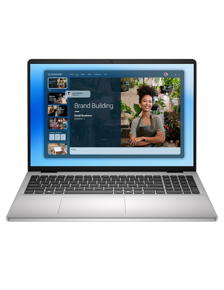 Ноутбук для бизнеса 16" DELL 16 DC16251, Platinum Silver, Intel Core 7 150U, 16Гб/512Гб, Linux Ubuntu