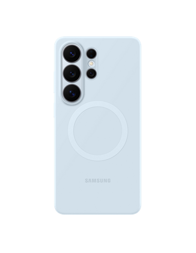Husă Samsung Silicone Magnet Case pentru Galaxy S26 Ultra, Albastru deschis