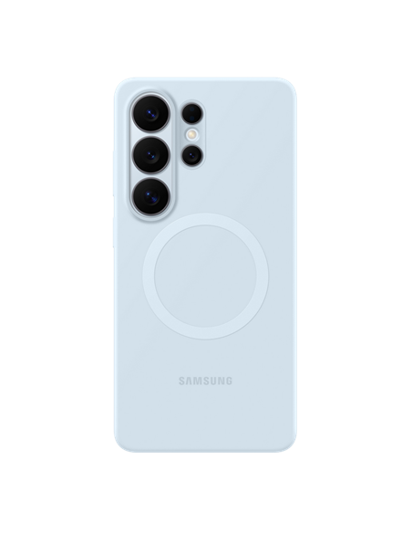 Husă Samsung Silicone Magnet Case pentru Galaxy S26 Ultra, Albastru deschis