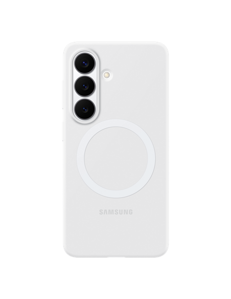 Husă Samsung Silicone Magnet Case pentru Galaxy S26, Alb