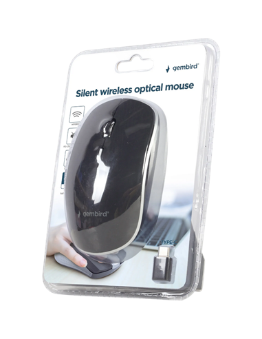 Mouse Wireless Gembird MUSW-4BSC-01, Negru