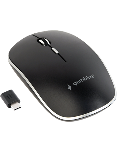 Mouse Wireless Gembird MUSW-4BSC-01, Negru