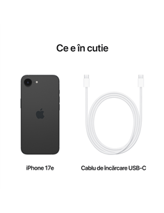 Smartphone Apple iPhone 17e, 8GB/256GB, Negru 2