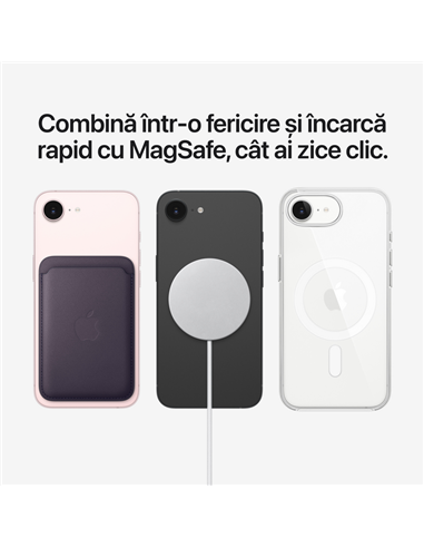Smartphone Apple iPhone 17e, 8GB/256GB, Negru