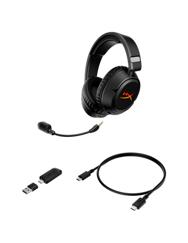Căști gaming HyperX Cloud Flight 2, Fără fir, Negru