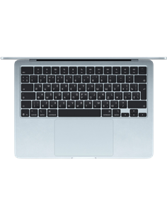Ноутбук 13,6" Apple MacBook Air 13, Sky Blue, M5 with 10-core CPU and 10-core GPU, 16Гб/1024Гб, macOS Tahoe 2