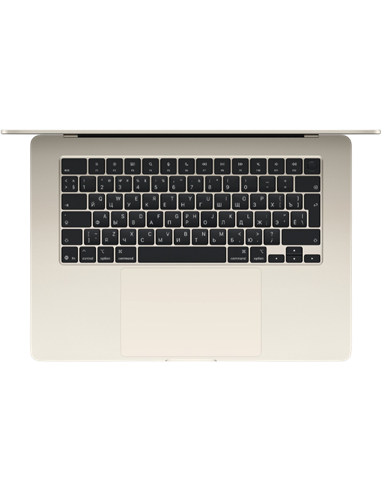 Ноутбук 15,3" Apple MacBook Air 15, Starlight, M5 with 10-core CPU and 10-core GPU, 16Гб/512Гб, macOS Tahoe