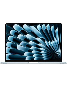 Laptop 15,3" Apple MacBook Air 15, Sky Blue, M5 with 10-core CPU and 10-core GPU, 16GB/1024GB, macOS Tahoe