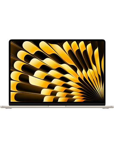 Laptop 15,3" Apple MacBook Air 15, Starlight, M5 with 10-core CPU and 10-core GPU, 16GB/1024GB, macOS Tahoe