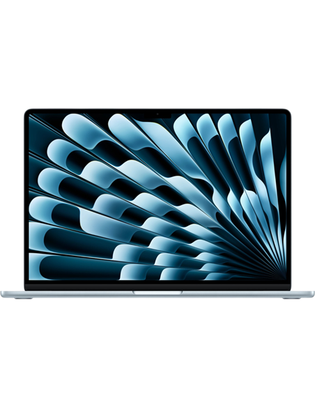Ноутбук 15,3" Apple MacBook Air 15, Sky Blue, M5 with 10-core CPU and 10-core GPU, 24Гб/1024Гб, macOS Tahoe