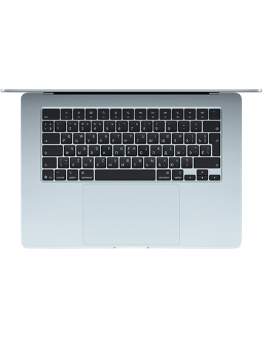 Laptop 15,3" Apple MacBook Air 15, Sky Blue, M5 with 10-core CPU and 10-core GPU, 24GB/1024GB, macOS Tahoe