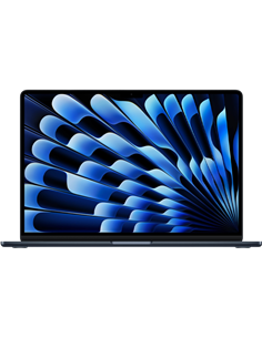 Laptop 15,3" Apple MacBook Air 15, Midnight, M5 with 10-core CPU and 10-core GPU, 16GB/1024GB, macOS Tahoe
