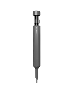 Multifunctional screwdriver set Proove Fixer 39 in1, Gray