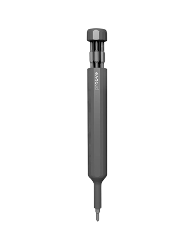 Multifunctional screwdriver set Proove Fixer 39 in1, Gray