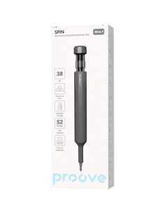 Multifunctional screwdriver set Proove Fixer 39 in1, Gray 2