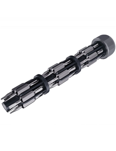 Multifunctional screwdriver set Proove Fixer 39 in1, Gray
