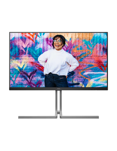 32" Monitor profesional AOC U32U3CV, IPS 3840x2160 4K UHD, Negru