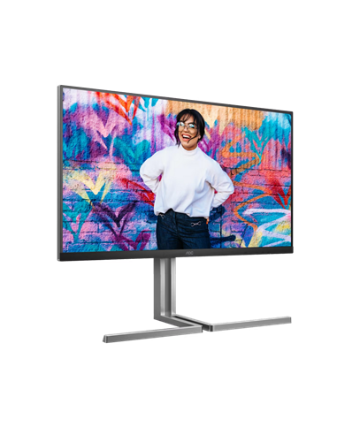 32" Профессиональный монитор AOC U32U3CV, IPS 3840x2160 4K UHD, Чёрный