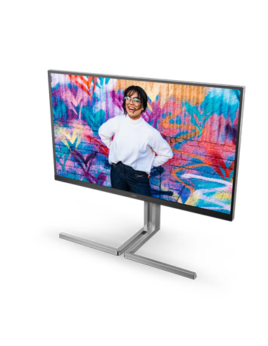 32" Профессиональный монитор AOC U32U3CV, IPS 3840x2160 4K UHD, Чёрный
