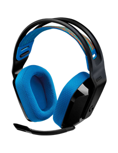 Căști gaming Logitech G535, Fără fir, Negru | Albastru