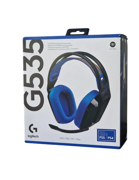 Игровая Гарнитура Logitech G535, Беспроводной, Черный | Синий