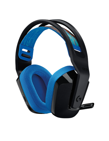 Игровая Гарнитура Logitech G535, Беспроводной, Черный | Синий