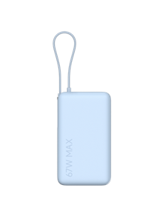Acumulator extern Xiaomi BHR08NZGL, 10000mAh, Albastru deschis