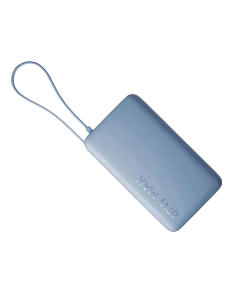 Acumulator extern Xiaomi BHR08NZGL, 10000mAh, Albastru deschis