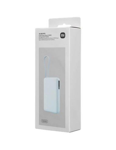Acumulator extern Xiaomi BHR08NZGL, 10000mAh, Albastru deschis