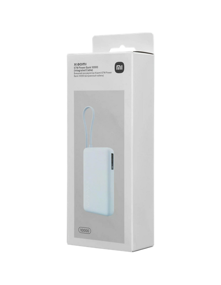 Acumulator extern Xiaomi BHR08NZGL, 10000mAh, Albastru deschis
