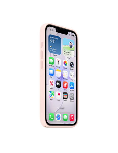 Чехол Apple Silicone Case with MagSafe для iPhone 17e, Нежно-Розовый