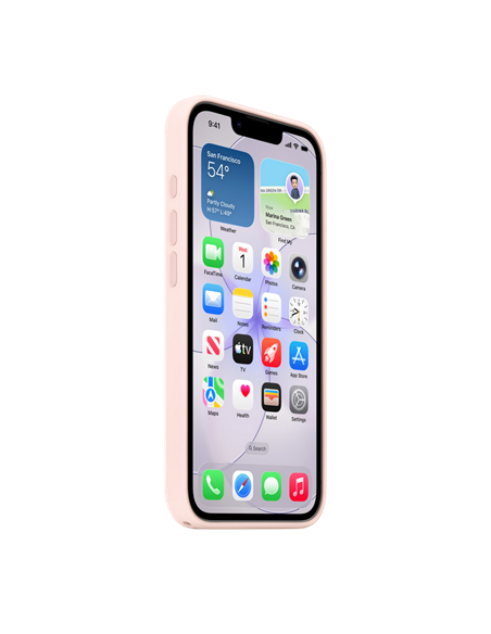 Чехол Apple Silicone Case with MagSafe для iPhone 17e, Нежно-Розовый