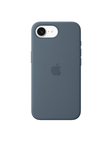 Чехол Apple Silicone Case with MagSafe для iPhone 17e, Anchor Blue