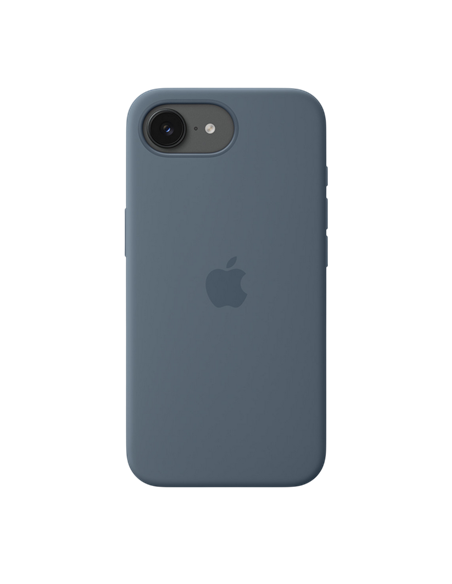 Чехол Apple Silicone Case with MagSafe для iPhone 17e, Anchor Blue