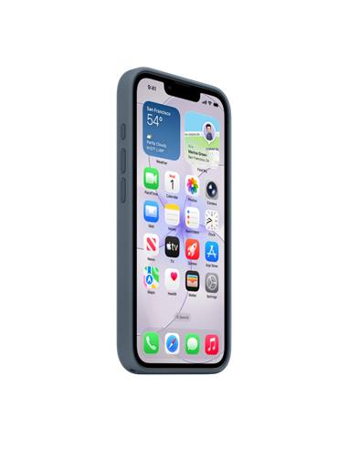 Чехол Apple Silicone Case with MagSafe для iPhone 17e, Anchor Blue