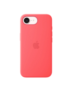 Чехол Apple Silicone Case with MagSafe для iPhone 17e, Bright Guava