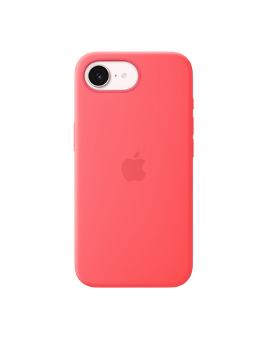 Husă Apple Silicone Case with MagSafe pentru iPhone 17e, Bright Guava