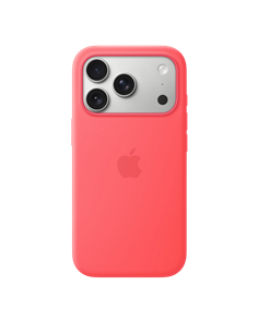 Чехол Apple Silicone Case with MagSafe для iPhone 17 Pro, Bright Guava