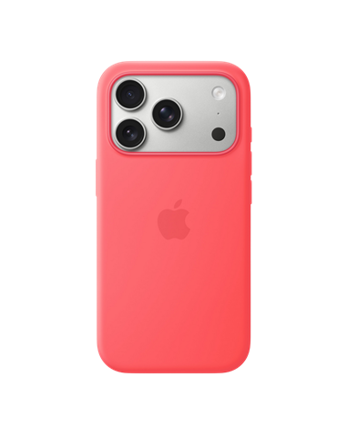 Husă Apple Silicone Case with MagSafe pentru iPhone 17 Pro, Bright Guava
