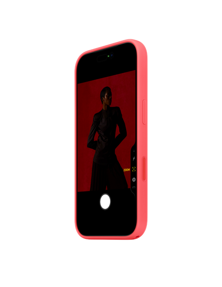 Чехол Apple Silicone Case with MagSafe для iPhone 17 Pro, Bright Guava