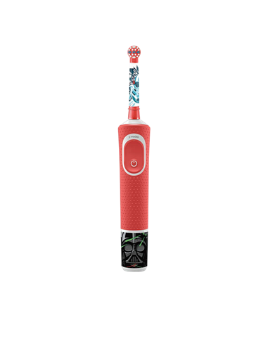 Электрическая зубная щетка Braun Kids D100 StarWars, Красный