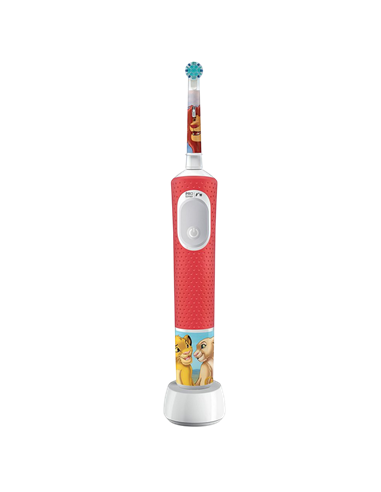 Periuță de dinți electrică Braun Oral-B Pro Kids Lion King, Roșu | Alb