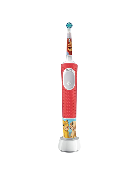 Электрическая зубная щетка Braun Oral-B Pro Kids Lion King, Красный | Белый
