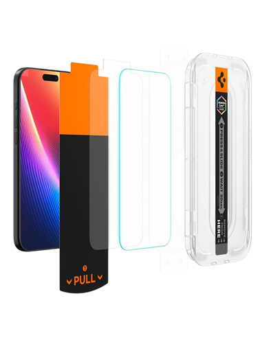 Защитное стекло Spigen Apple iPhone 16 Pro/17/17 Pro EZ FIT Pro Privacy , Прозрачный