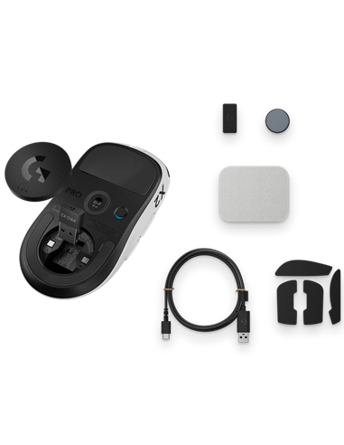 Mouse Logitech PRO X2 Superstrike, Lunar Eclipse