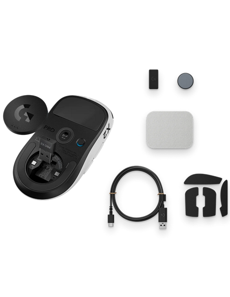 Mouse Logitech PRO X2 Superstrike, Lunar Eclipse